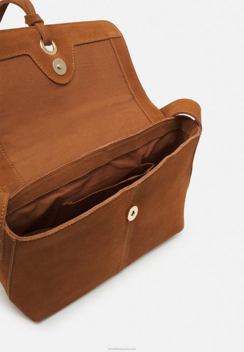 mujer bandolera de piel coñac Anna Field 84Z82554