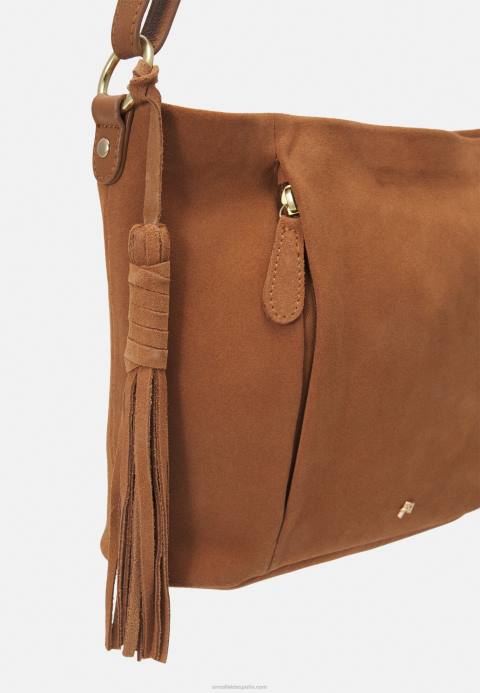 mujer bolso de cuero coñac Anna Field 84Z82344