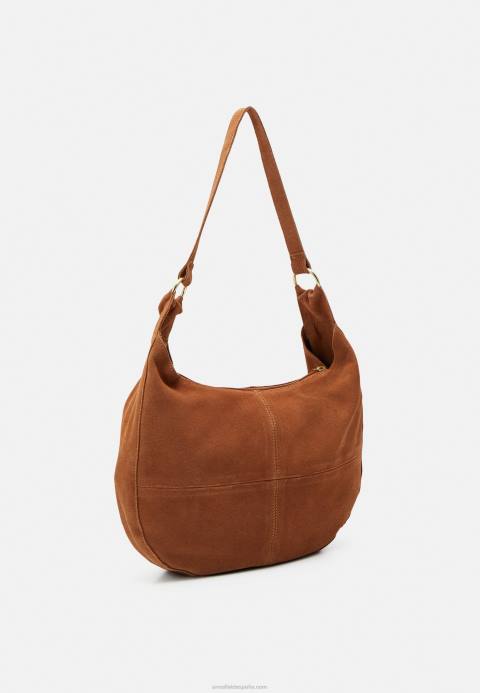 mujer bolso de cuero coñac Anna Field 84Z82358