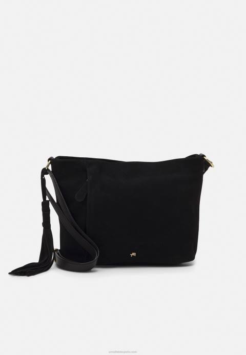 mujer bolso de cuero negro Anna Field 84Z82335