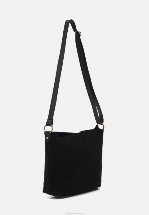 mujer bolso de cuero negro Anna Field 84Z82335