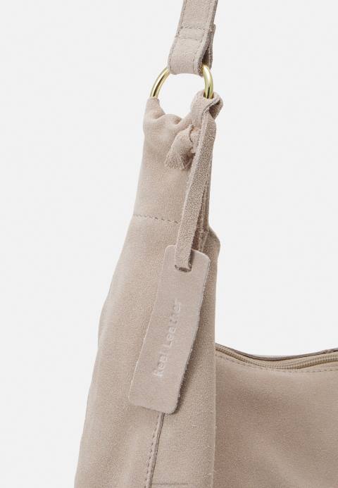 mujer bolso de cuero topo Anna Field 84Z82300