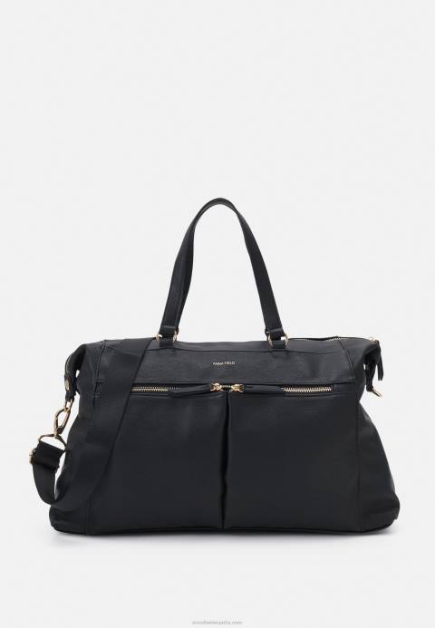 mujer bolso de fin de semana negro Anna Field 84Z82633