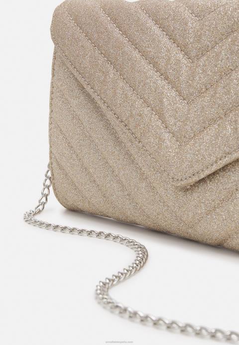 mujer bolso de mano dorado Anna Field 84Z82427