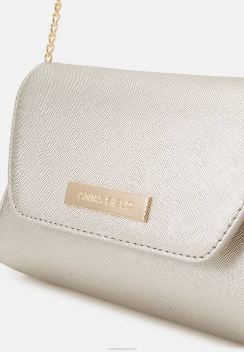 mujer bolso de mano dorado Anna Field 84Z82447