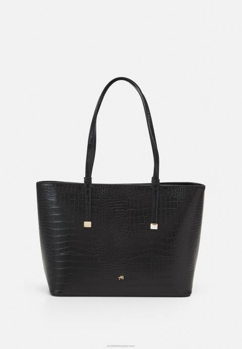 mujer bolso negro Anna Field 84Z82313