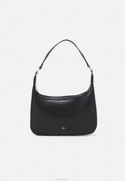 mujer bolso negro Anna Field 84Z82328