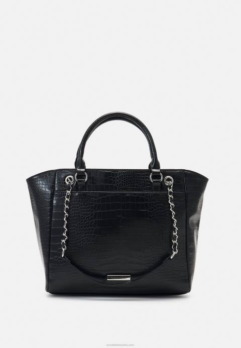 mujer bolso negro Anna Field 84Z82370