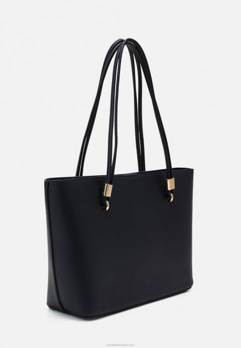 mujer bolso negro Anna Field 84Z82380