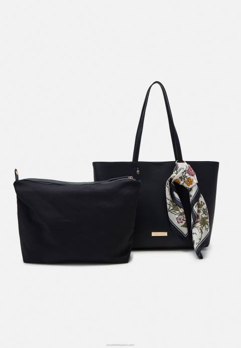mujer conjunto bolso negro Anna Field 84Z82367