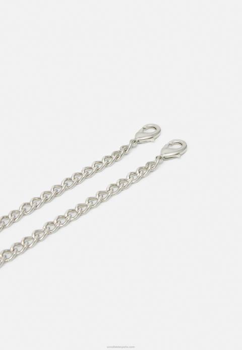 mujer embrague 104 plata Anna Field 84Z82429