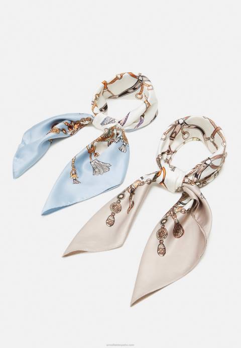 mujer Pack 2 fular azul/rosa Anna Field 84Z82835