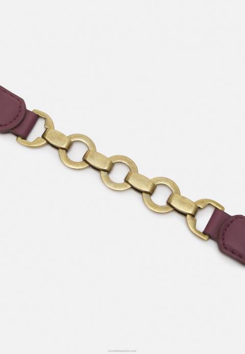 mujer cinturón burdeos Anna Field 84Z82775