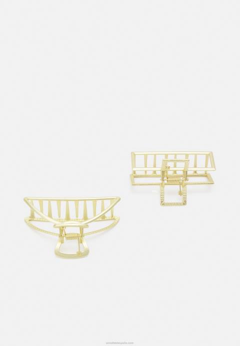 mujer Pack de 2 accesorios para peinar el cabello dorado Anna Field 84Z82668