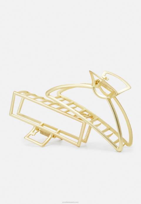 mujer Pack de 2 accesorios para peinar el cabello dorado Anna Field 84Z82669