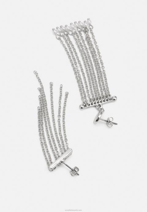 mujer Pack de 2 pendientes color plata Anna Field 84Z82663