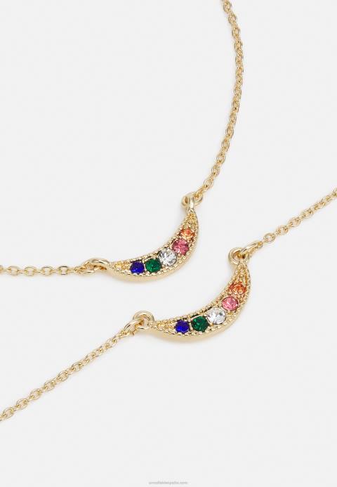 mujer conjunto collar dorado Anna Field 84Z82654