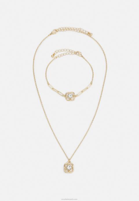 mujer conjunto collar dorado Anna Field 84Z82657