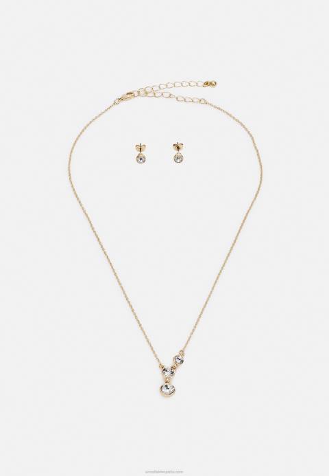 mujer set pendientes color dorado Anna Field 84Z82655