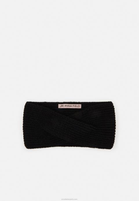 mujer calentadores de orejas negro Anna Field 84Z82724