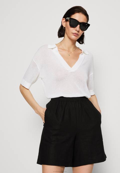 mujer shorts mezcla lino negro Anna Field 84Z8858
