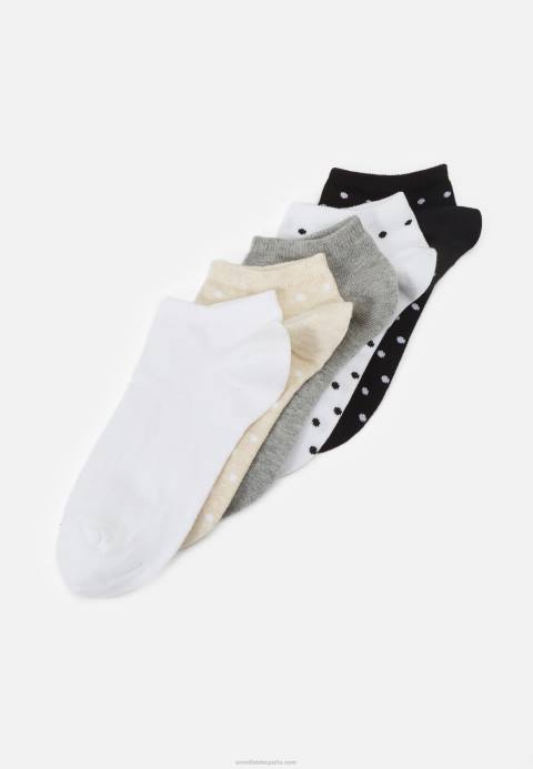 mujer Pack de 5 calcetines gris/blanco/negro Anna Field 84Z81137