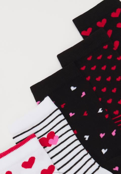 mujer Pack de 5 calcetines negro/blanco Anna Field 84Z81140