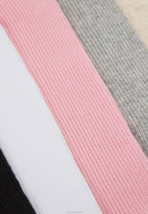 mujer Pack de 5 calcetines negro/blanco/gris Anna Field 84Z81127