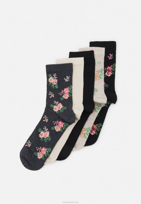 mujer calcetines negro/beige Anna Field 84Z81129