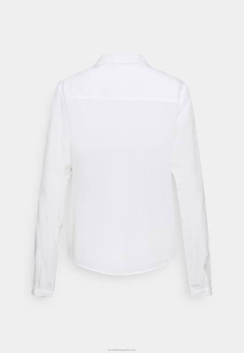 mujer blusa básica con bolsillo blusa de botones blanco roto Anna Field 84Z8668