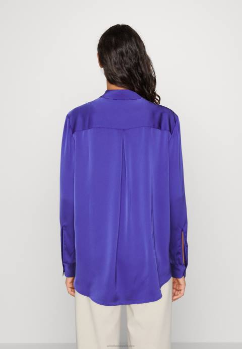 mujer blusa con botones azul oscuro Anna Field 84Z8674