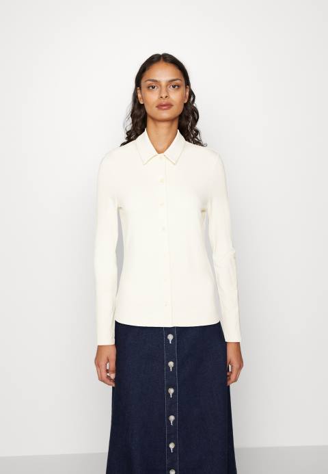 mujer blusa con botones blanco roto Anna Field 84Z8672