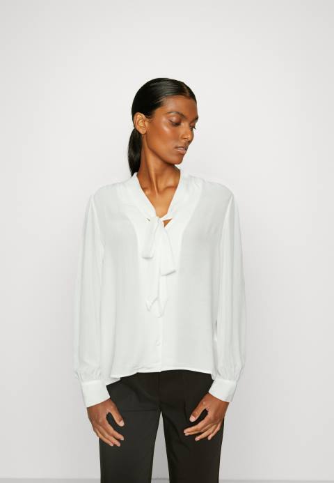 mujer blusa con botones en blanco roto Anna Field 84Z8673