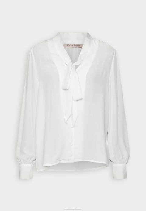 mujer blusa con botones en blanco roto Anna Field 84Z8673