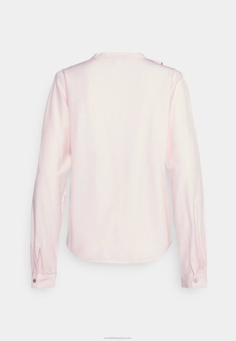 mujer blusa con volant frontal blusa rosa Anna Field 84Z8684