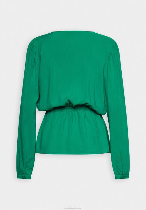 mujer blusa peplum verde Anna Field 84Z8692