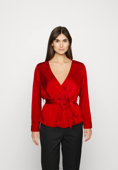 mujer blusa roja Anna Field 84Z8682