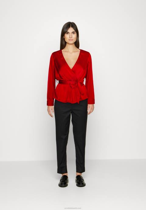 mujer blusa roja Anna Field 84Z8682