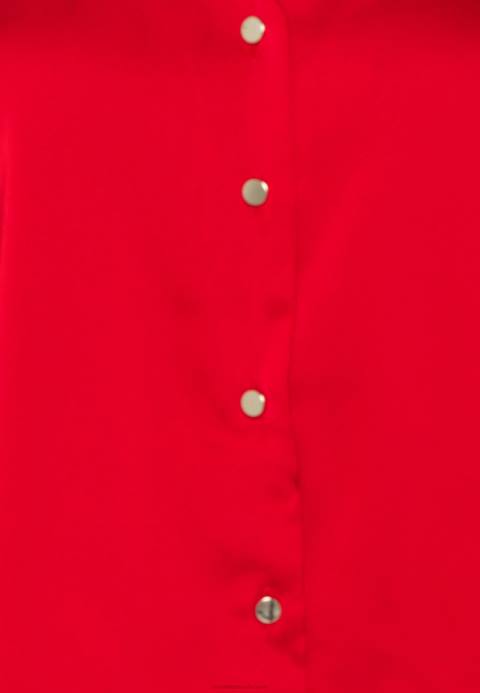 mujer blusa roja con botones Anna Field 84Z8678