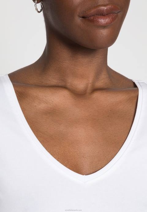 mujer Pack de 2 camisetas básicas blanco/negro Anna Field 84Z8300