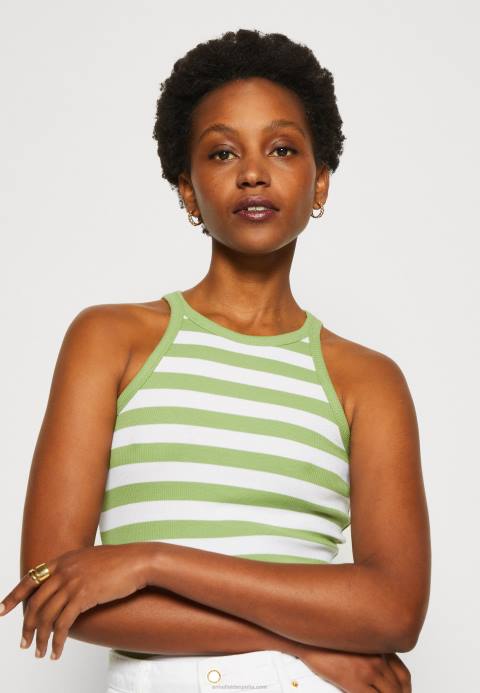 mujer Pack de 2 tops blanco roto/verde Anna Field 84Z8479