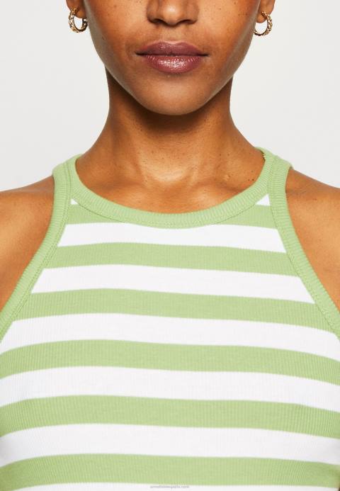 mujer Pack de 2 tops blanco roto/verde Anna Field 84Z8479