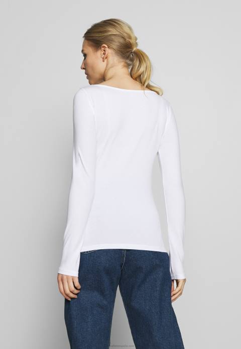 mujer Pack de 2 tops manga larga azul marino/blanco Anna Field 84Z8539