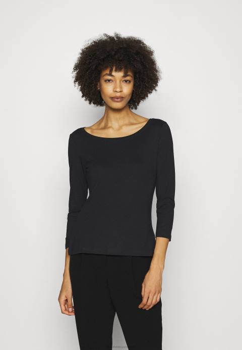 mujer Pack de 2 tops manga larga blanco/negro Anna Field 84Z8519