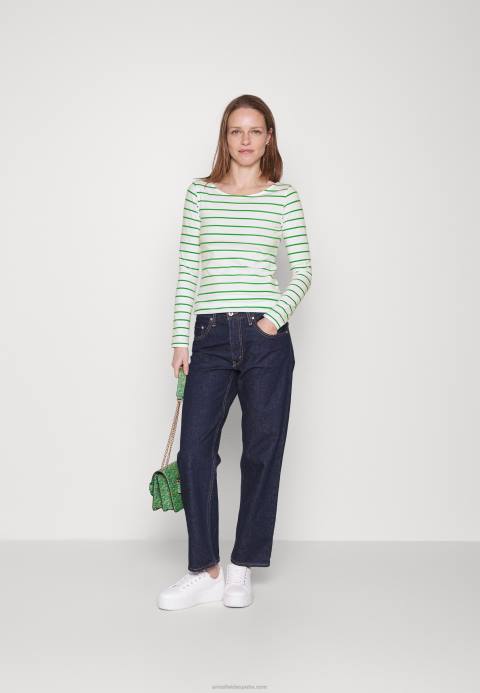 mujer Pack de 2 tops manga larga blanco/verde Anna Field 84Z8562