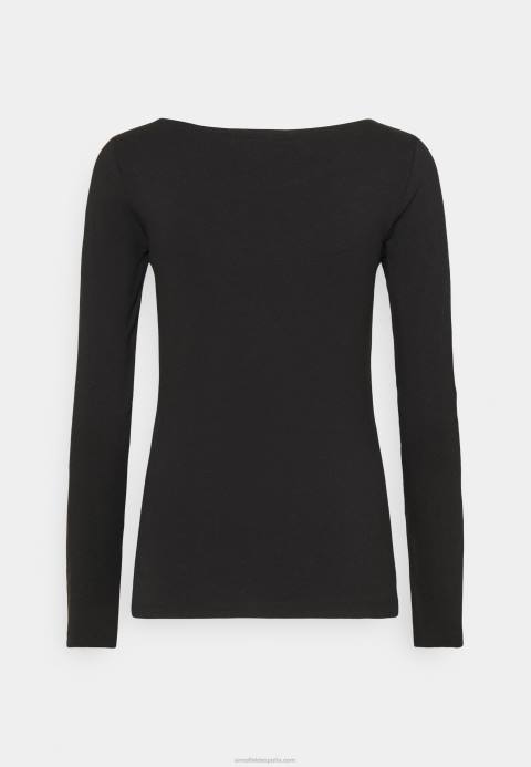 mujer Pack de 2 tops manga larga negro/gris jaspeado Anna Field 84Z8525