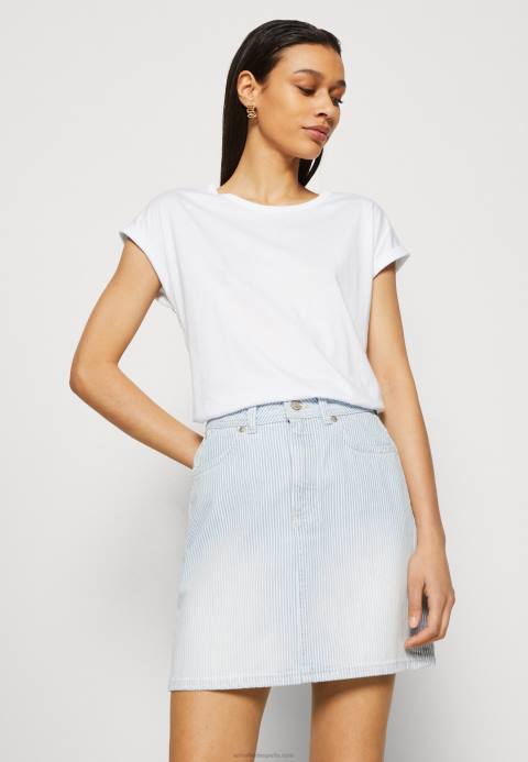 mujer Pack de 3 camiseta básica blanco/gris claro jaspeado Anna Field 84Z8344