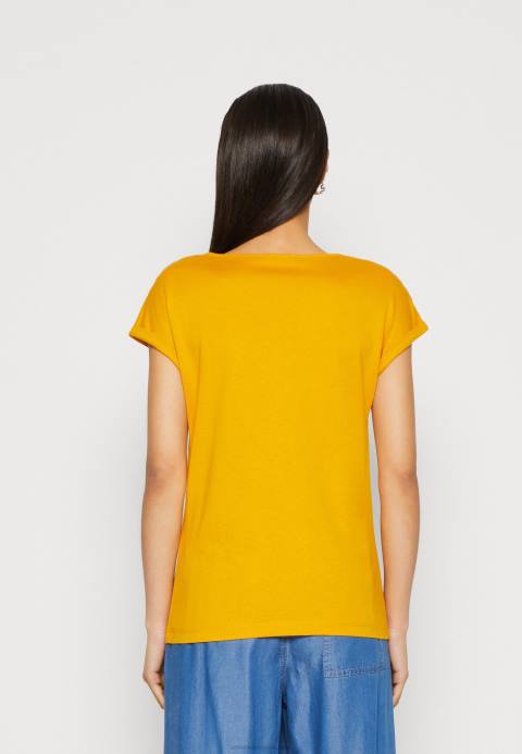 mujer Pack de 3 camiseta básica blanco/gris claro jaspeado/amarillo oscuro Anna Field 84Z8308