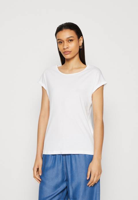 mujer Pack de 3 camiseta básica blanco/gris claro jaspeado/amarillo oscuro Anna Field 84Z8308