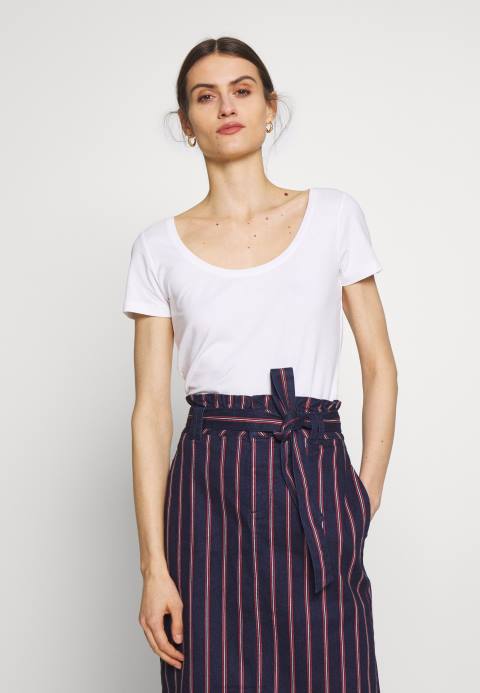 mujer Pack de 3 camiseta básica blanco/marino/gris claro melange Anna Field 84Z8271